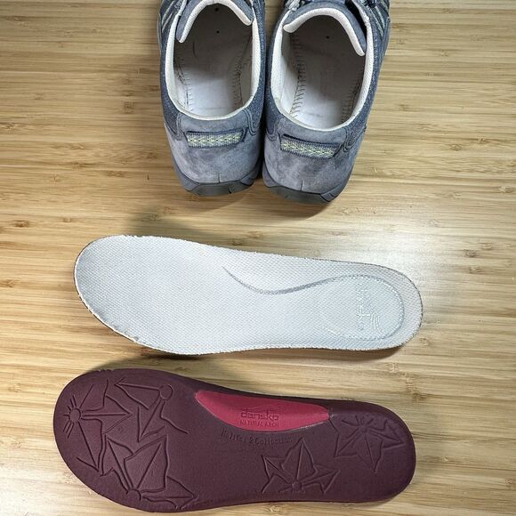 Dansko Harlyn Light Blue Slip-on Sneaker Size 37 Women Athleisure Occupational - Picture 9 of 9